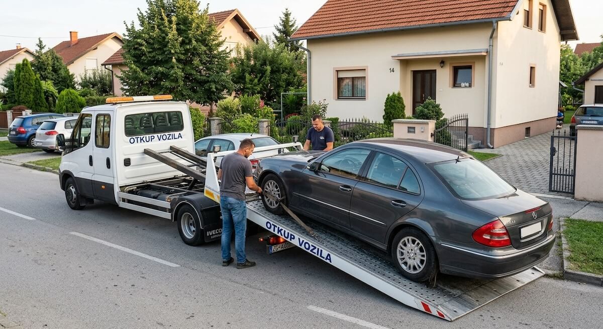 Dolazak na adresu i preuzimanje vozila u Zagrebu i okolici